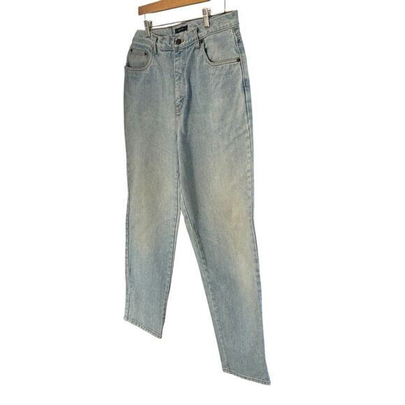 Bill Blass Women’s Vintage High Rise Easy Fit Light Wash Mom Jeans Sz 14 - Picture 2 of 10